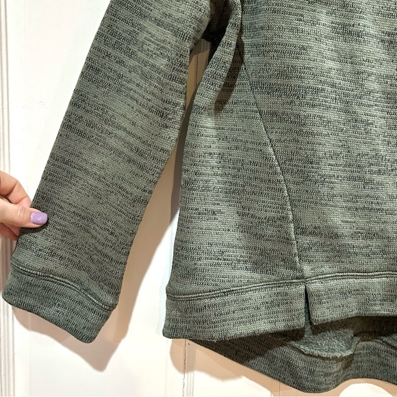 Anthropologie MTWTFSS Olive Green Cowl Neck Pullover Relaxed Cozy Casual Size M - Picture 6 of 9